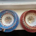 2 Golden Crown Demitasse cups & saucers