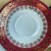 2 Golden Crown Demitasse cups & saucers