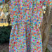 Big Bud Press Rainbow Blossom Short Sleeve Jumpsuit Size L