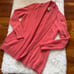 L.L. Bean Pink Cashmere Open Cardigan Medium Petite