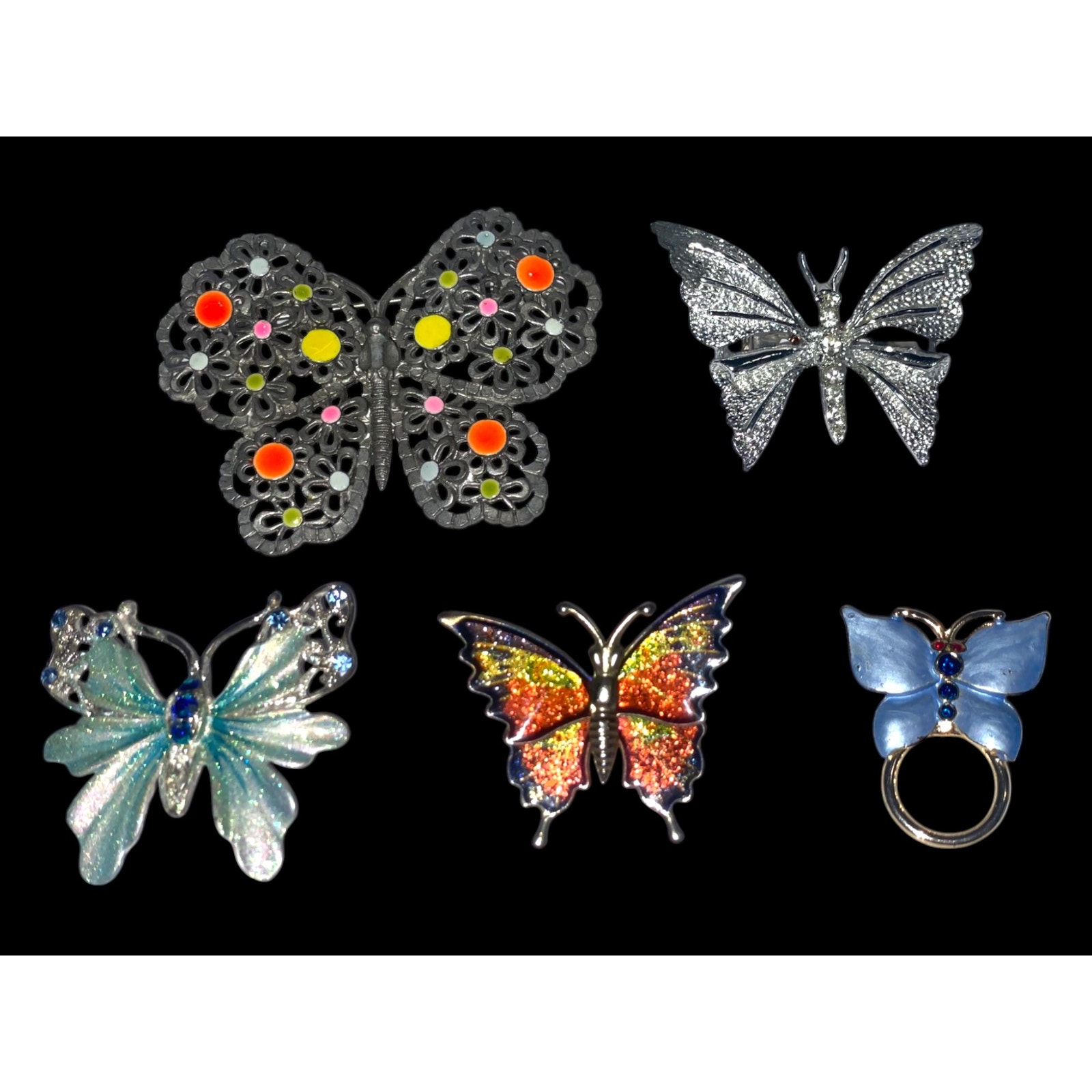 butterfly pins and brooches
