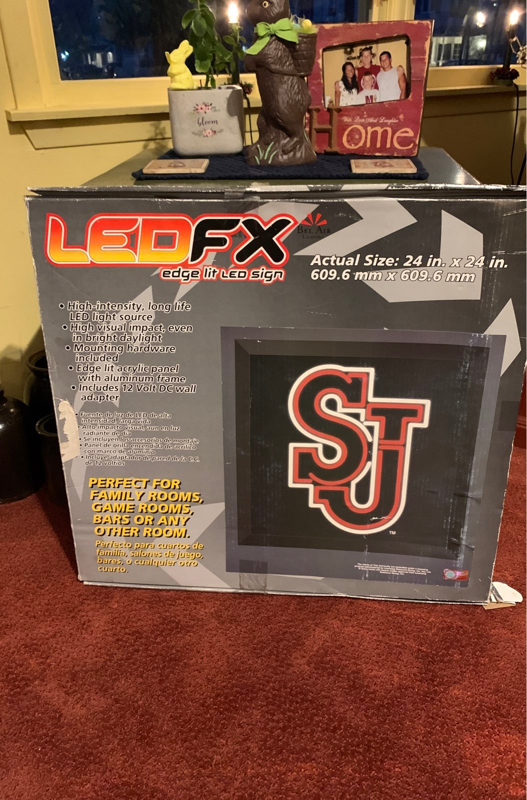 24x24 LED FX EDGE LIT LED SIGN SAINT JOSEPH