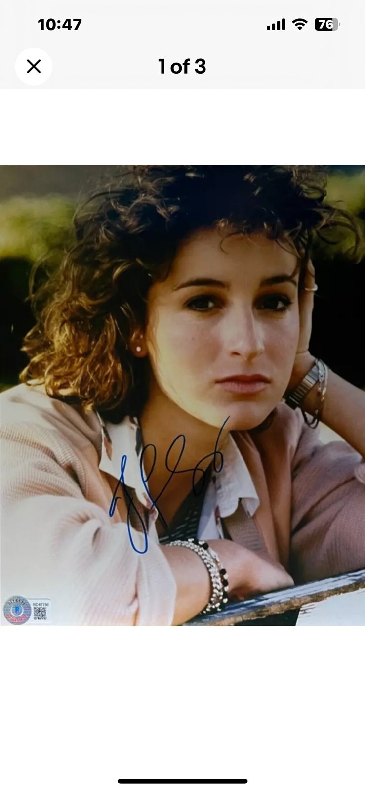 Jennifer Grey Signed Autographed 8x10 Photo Beckett COA Dirty Dancing