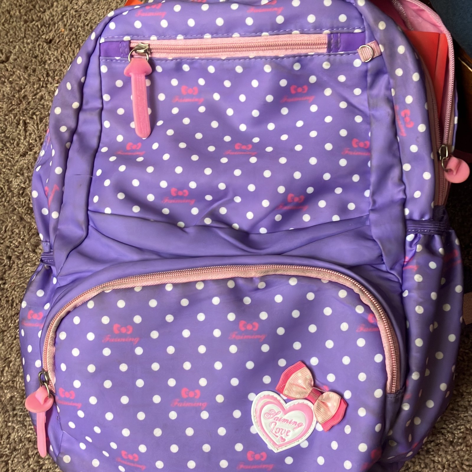 Back pack and lol car