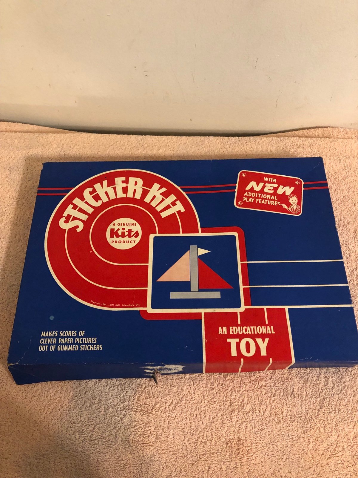 Vintage 1940 Sticker Kit A Genuine Kits Product Unused Art Sticker Kit