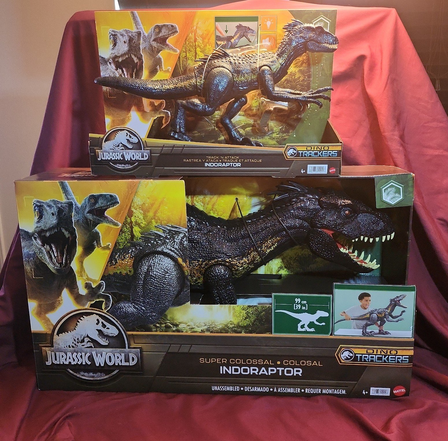 Jurassic World super colossal Indoraptor & electric sounds Indoraptor bundle!