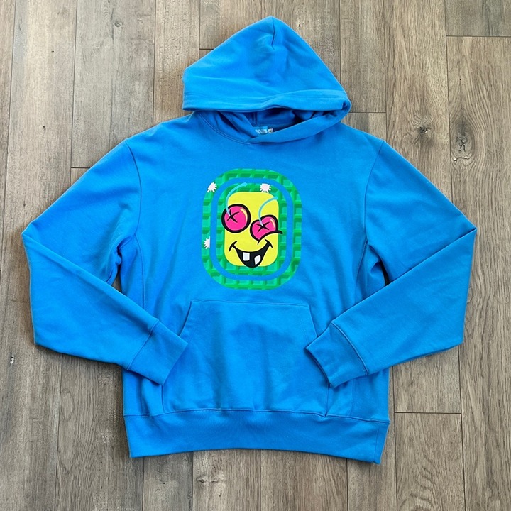 ICECREAM x OVERTIME Blue Hoodie Size Small