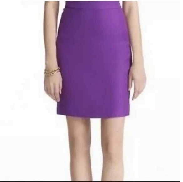Kate Spade Judy Straight Pencil Skirt In African Violet Purple