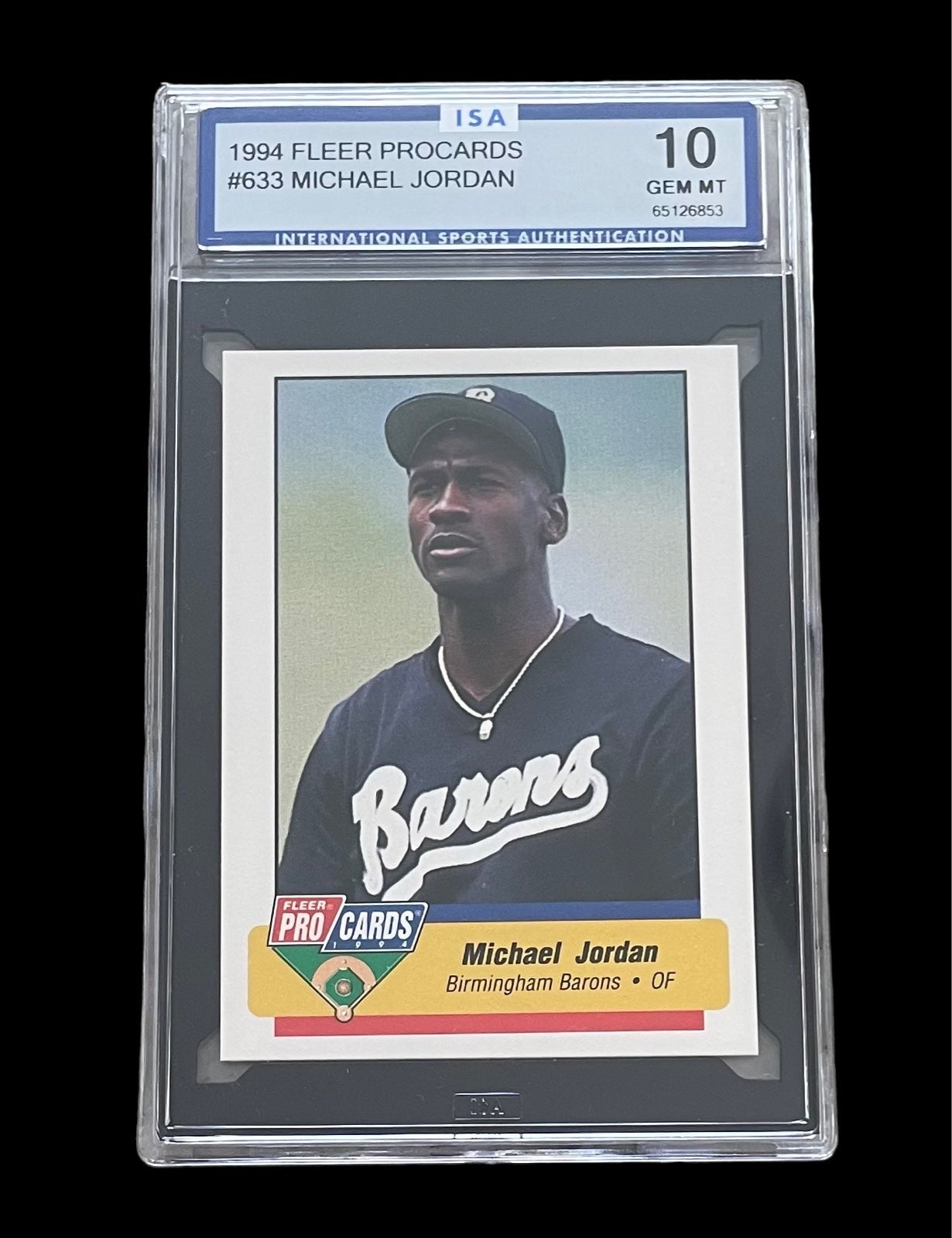 Michael Jordan 1994 Pro Cards graded ISA 10 GEM MT