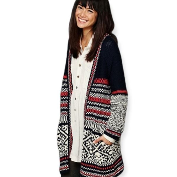 FREE PEOPLE Nordic Cardigan Duster XS