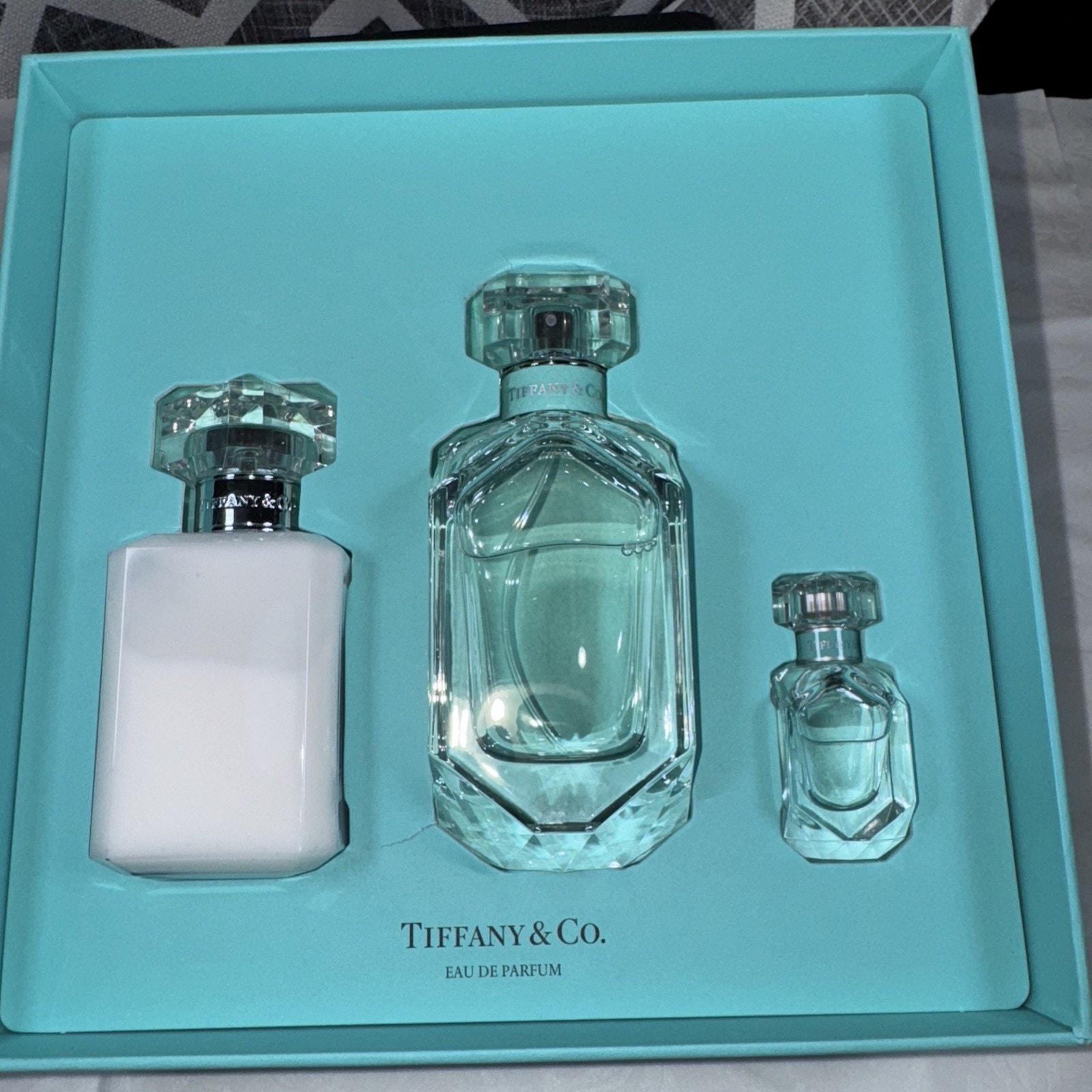 TIFFANY & CO Parfum Gift Set- EAU DE PARFUM SPRAY Travel & Body Lotion
