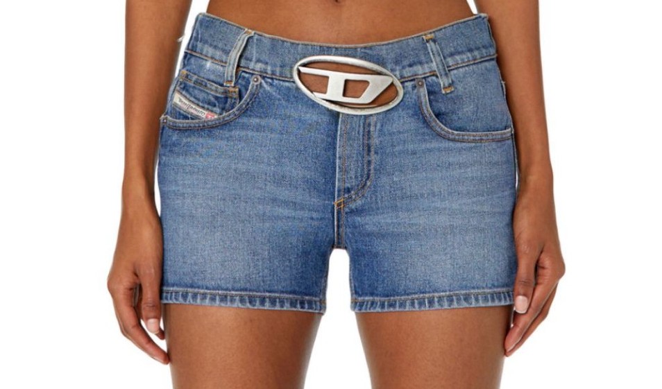 diesel shorts denim size XS
