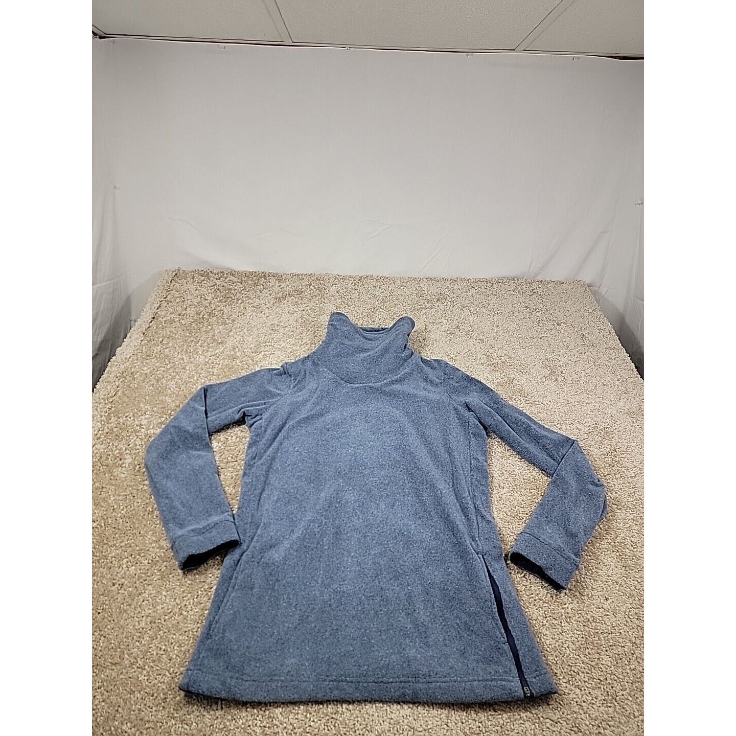 Nike Therma Fleece Dri-Fit Womens Tunic Training Sweater Size M Small Gray EUC