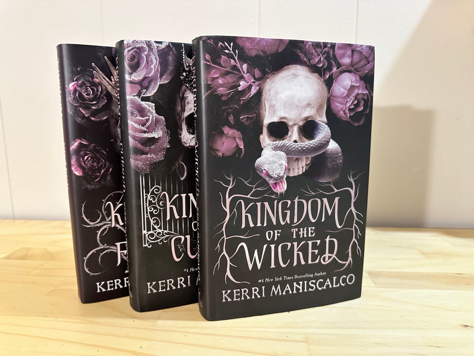 Kingdom of the Wicked trilogy, signed