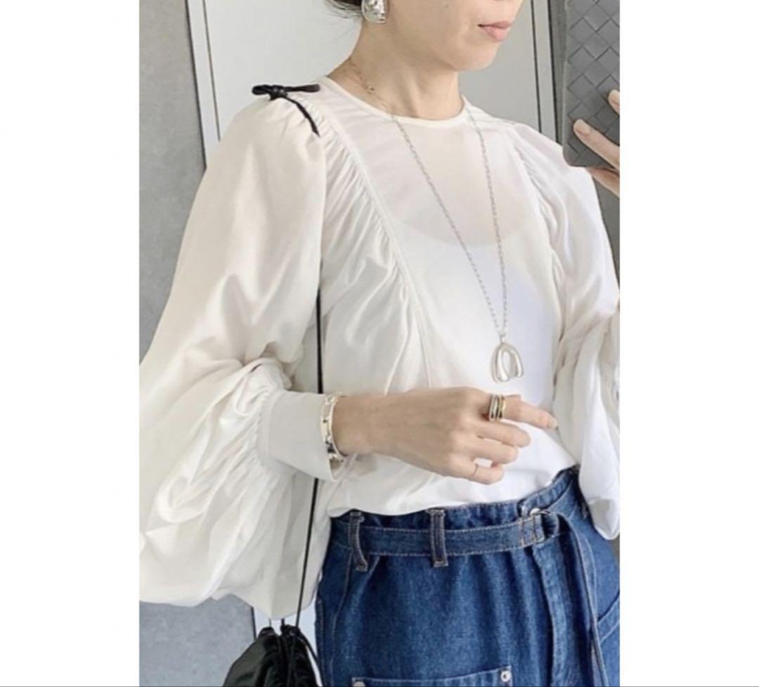 Excellent Condition Celine Blouse with Voluminous Sleeves by Phoebe Philo