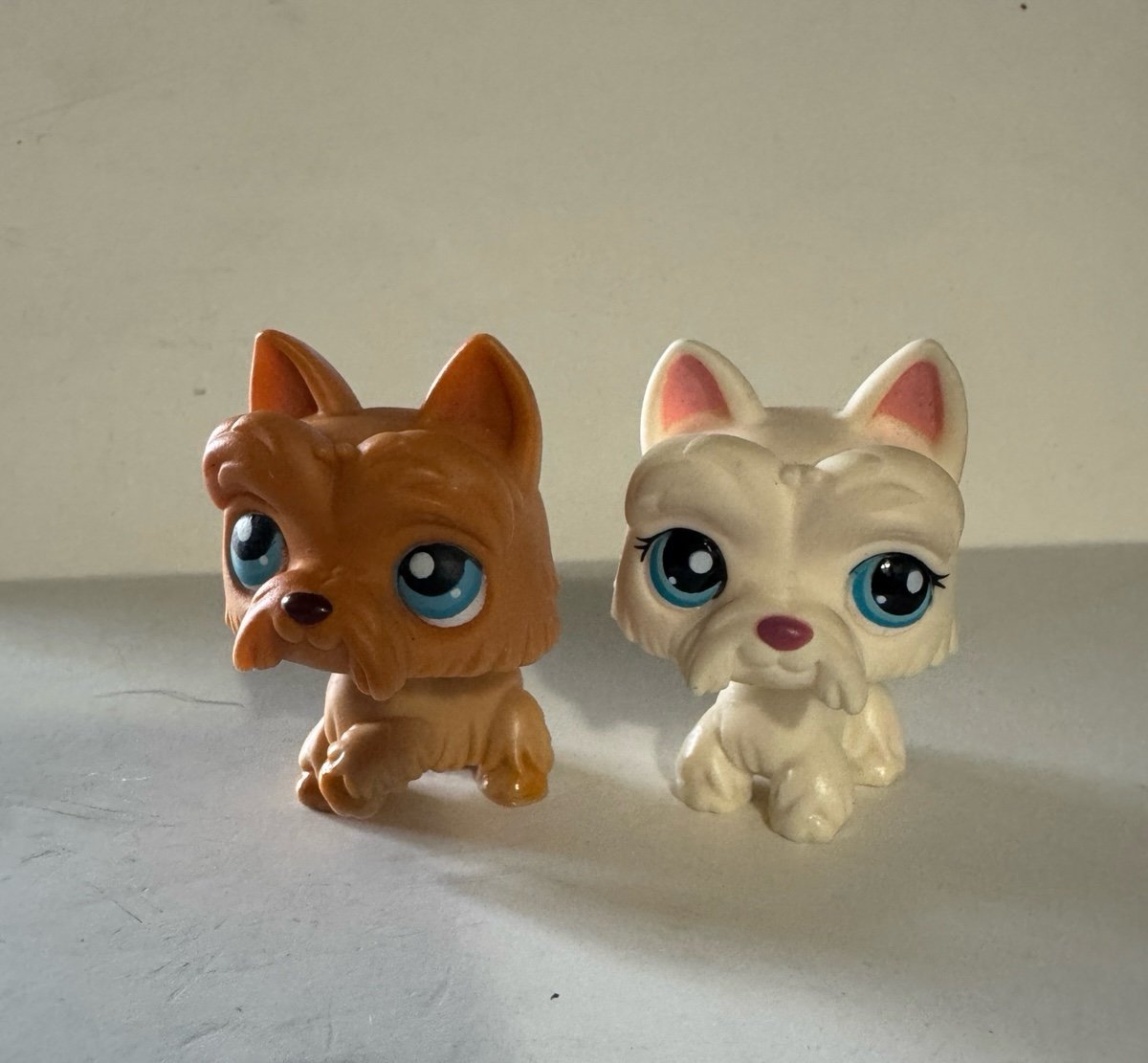 Littlest pet shop white dog and Scottie dog bundle