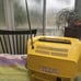 Cute vintage little yellow tv