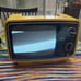 Cute vintage little yellow tv