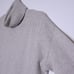 OATS CASHMERE Aran Sweater Gray Turtle Neck Stretch Knit Pullover Women's M