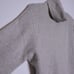 OATS CASHMERE Aran Sweater Gray Turtle Neck Stretch Knit Pullover Women's M