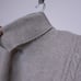 OATS CASHMERE Aran Sweater Gray Turtle Neck Stretch Knit Pullover Women's M