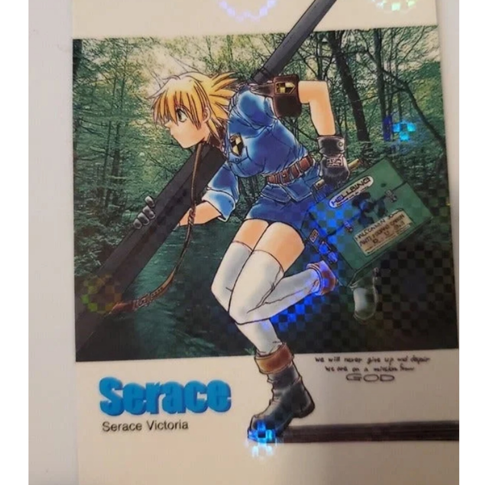 Young King OURs HELLSING Movic 1999 Seras Serace Victoria Trading Card RARE
