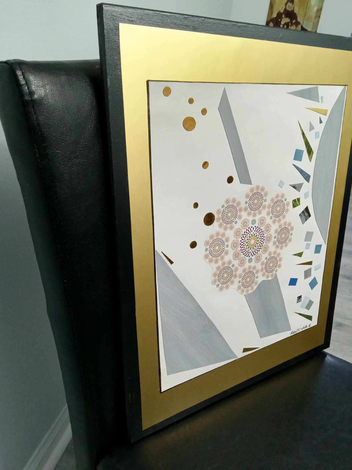 Hand-Crafted Original Abstract Collage
