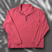 Men's Large Peter Millar Pink Cotton Pullover Golf Spring