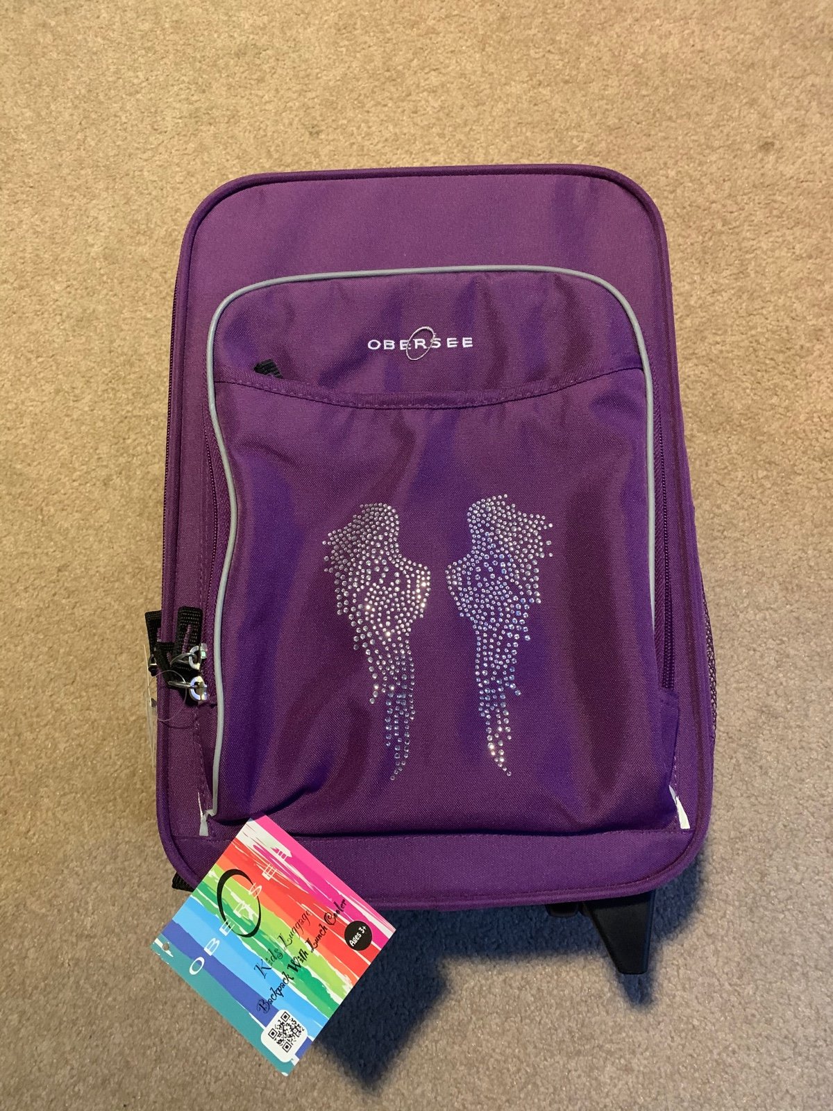 Obersee Kids Luggage with Cooler