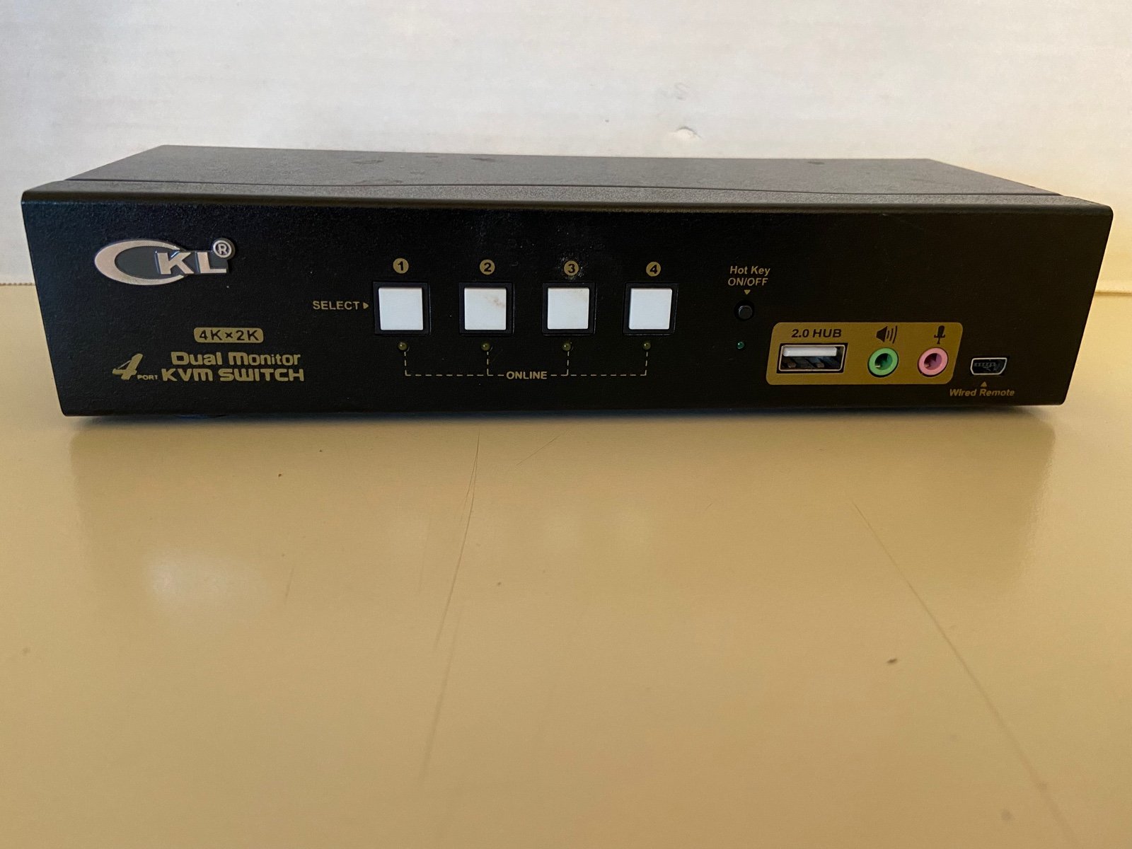 CKL dual monitor KVM switch