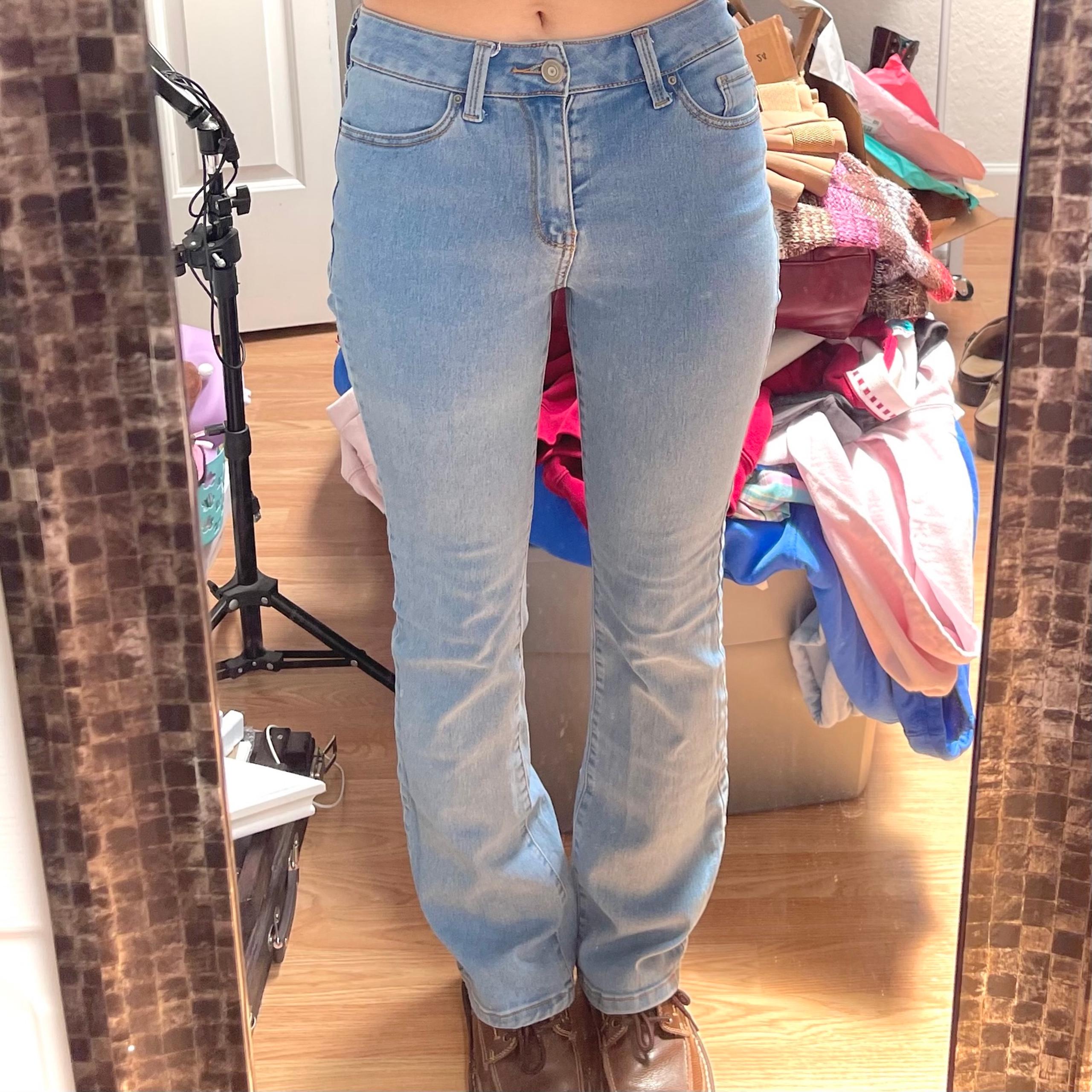 women’s mid rise bootcut jeans