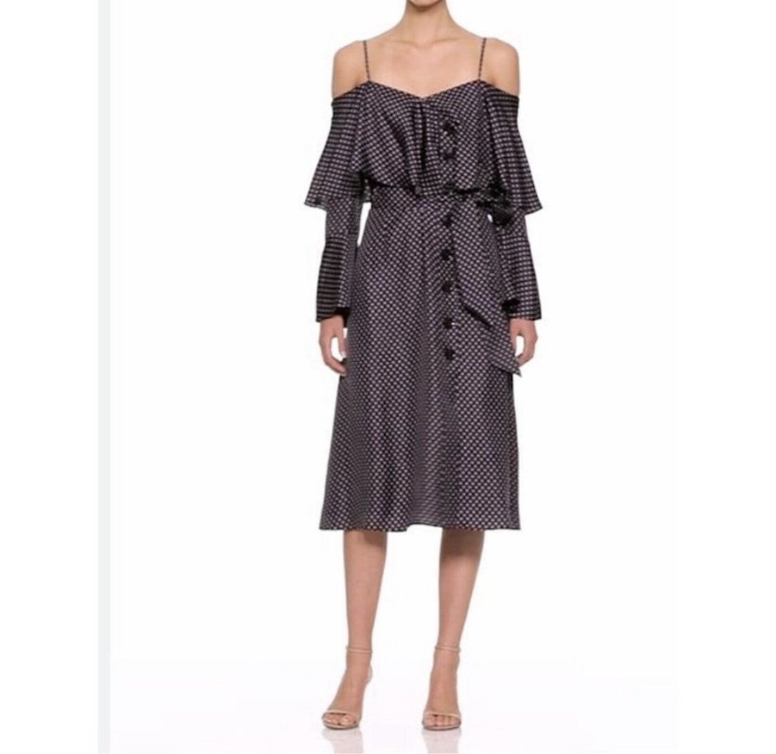 Olivia Palermo Off the Shoulder Dress