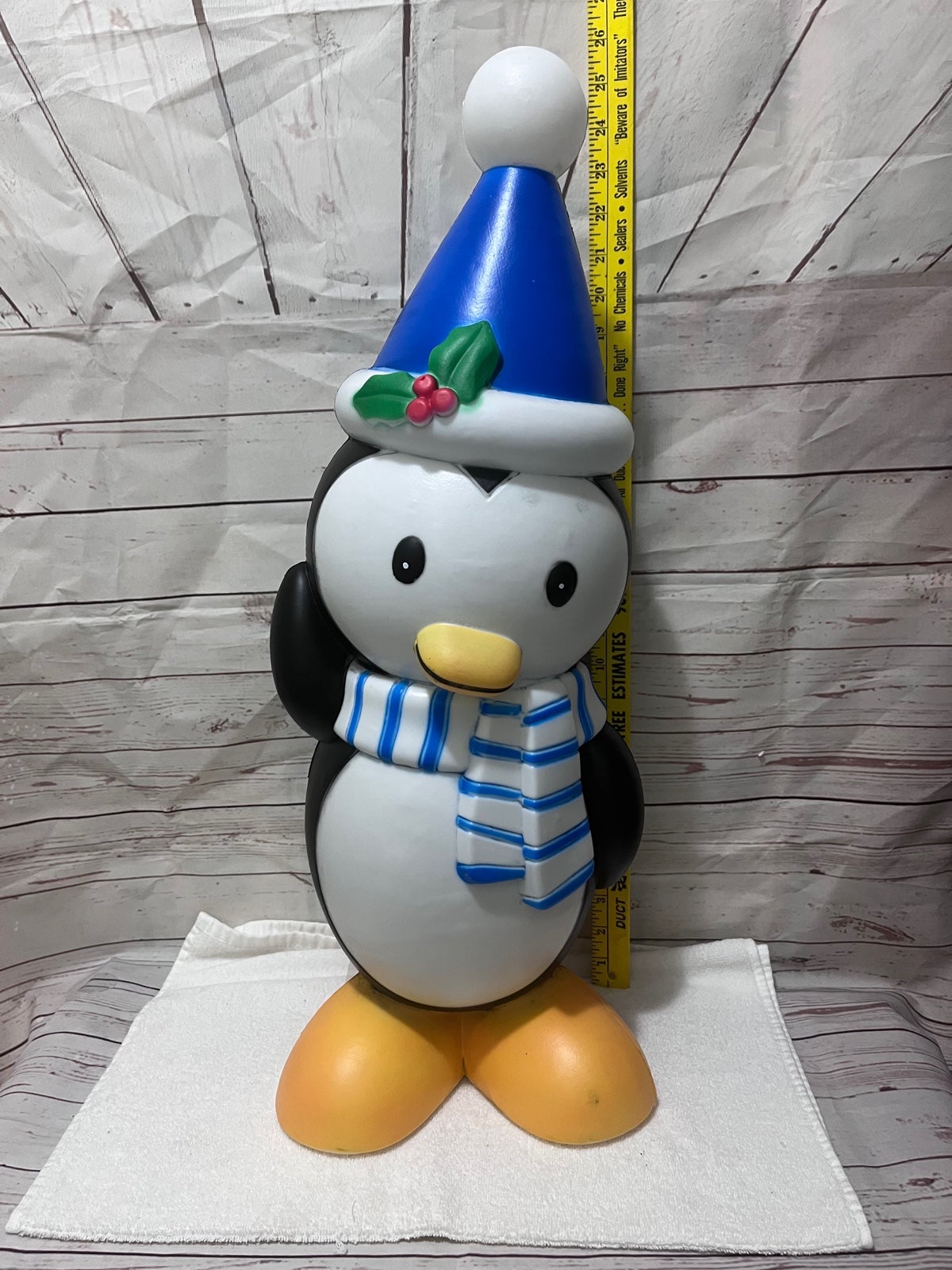 Christmas Penguin Blow Mold