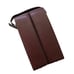 Mallinckrodt Brown Leather Double Wine Bottle Carrier 14 H 7 L 3.5 W