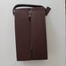Mallinckrodt Brown Leather Double Wine Bottle Carrier 14 H 7 L 3.5 W