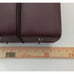 Mallinckrodt Brown Leather Double Wine Bottle Carrier 14 H 7 L 3.5 W