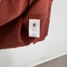 Spiritual Gangster Warrior Embossed Cotton Hoodie Sweatshirt Rust Brown Large