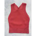Johnathan Simkhai Criss Cross Hex Pink Halter Top Sz Sm