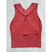 Johnathan Simkhai Criss Cross Hex Pink Halter Top Sz Sm