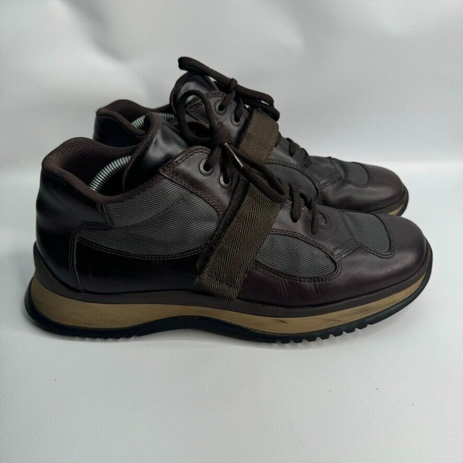 Prada Sport 90S Hiking American Cup Leather Boots Vintage Size 9