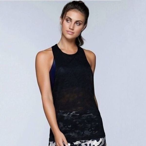 Lorna jane Commando Active Tank Shirt Women’s M Black