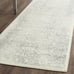 Traditional Runner Rug, Ivory/Silver, 2'6 x 14' -R