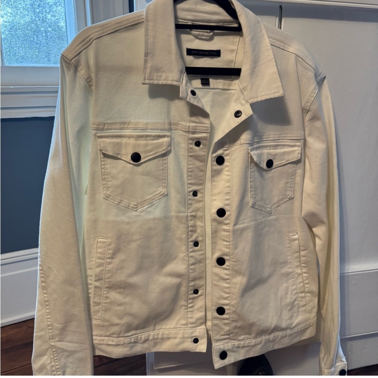 John Varvatos men’s large denim jacket
