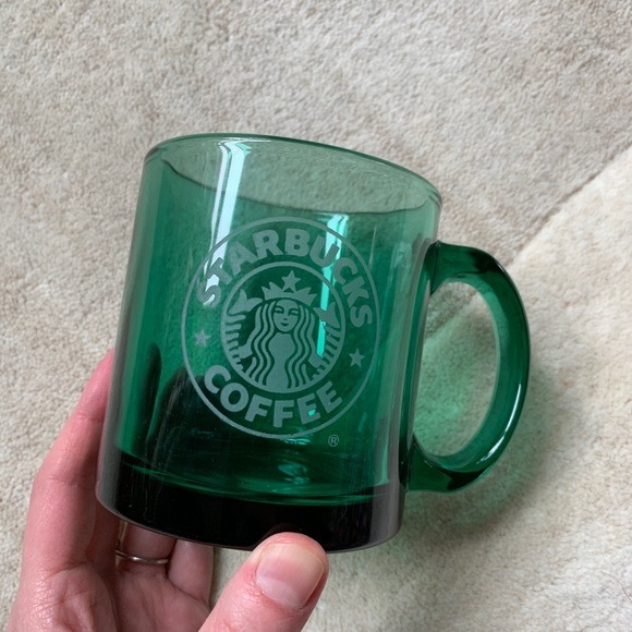 Retro Starbucks Glass Mermaid Siren Cup
