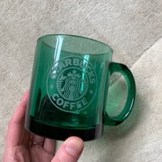 Retro Starbucks Glass Mermaid Siren Cup
