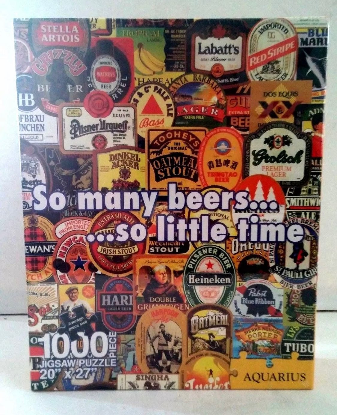 So Many Beers 1000 PC Jigsaw Puzzle