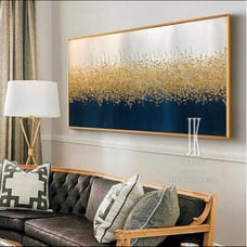 Large Textured Abstract Oil Painting