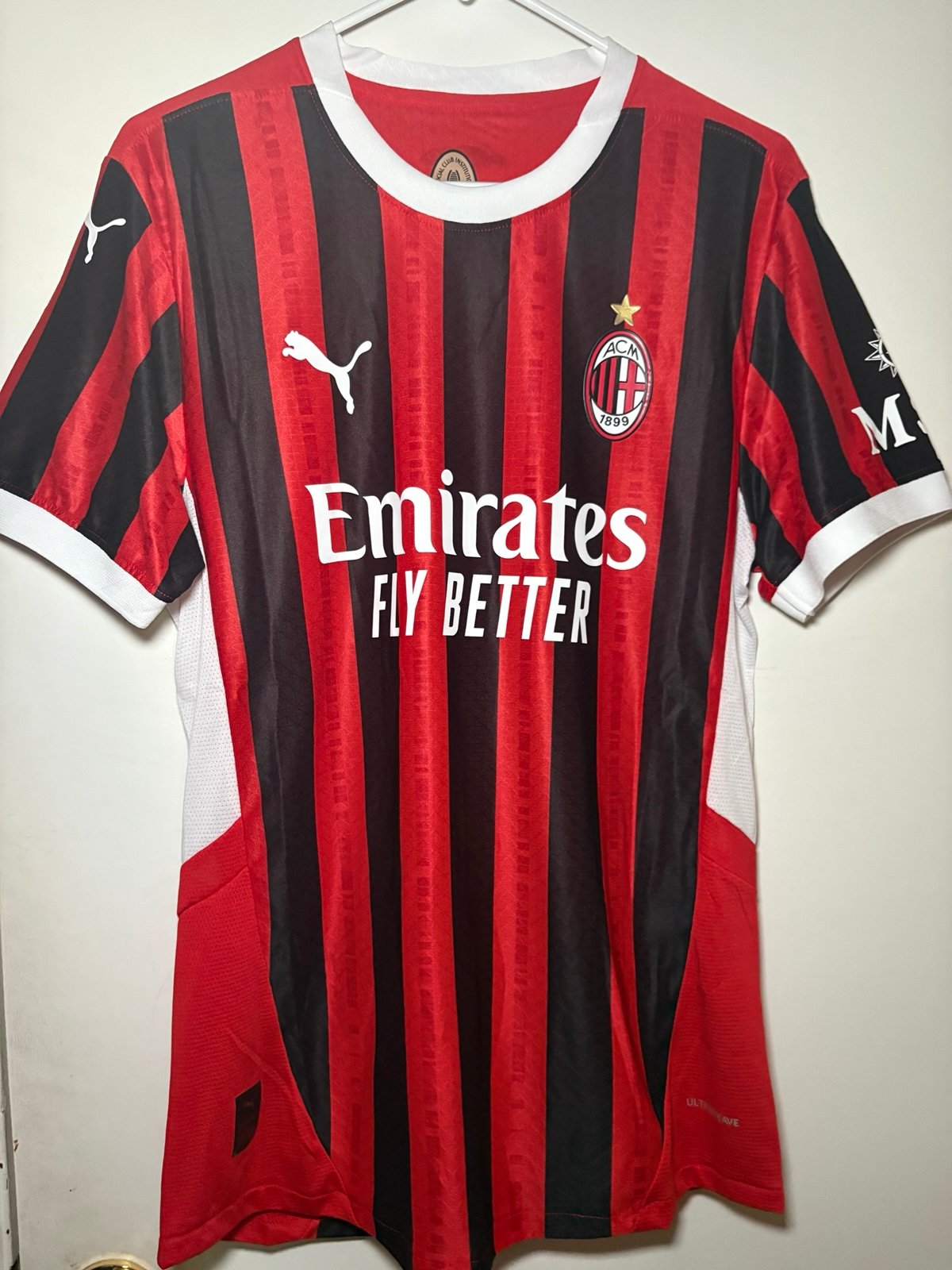 AC Milan soccer jersey