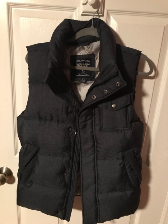 WHO.A.U Men's Puffer Vest (S)