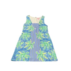 Lilly Pulitzer Chiara Shift Dress In Bennet Blue Tropic Like Its Hot Large
